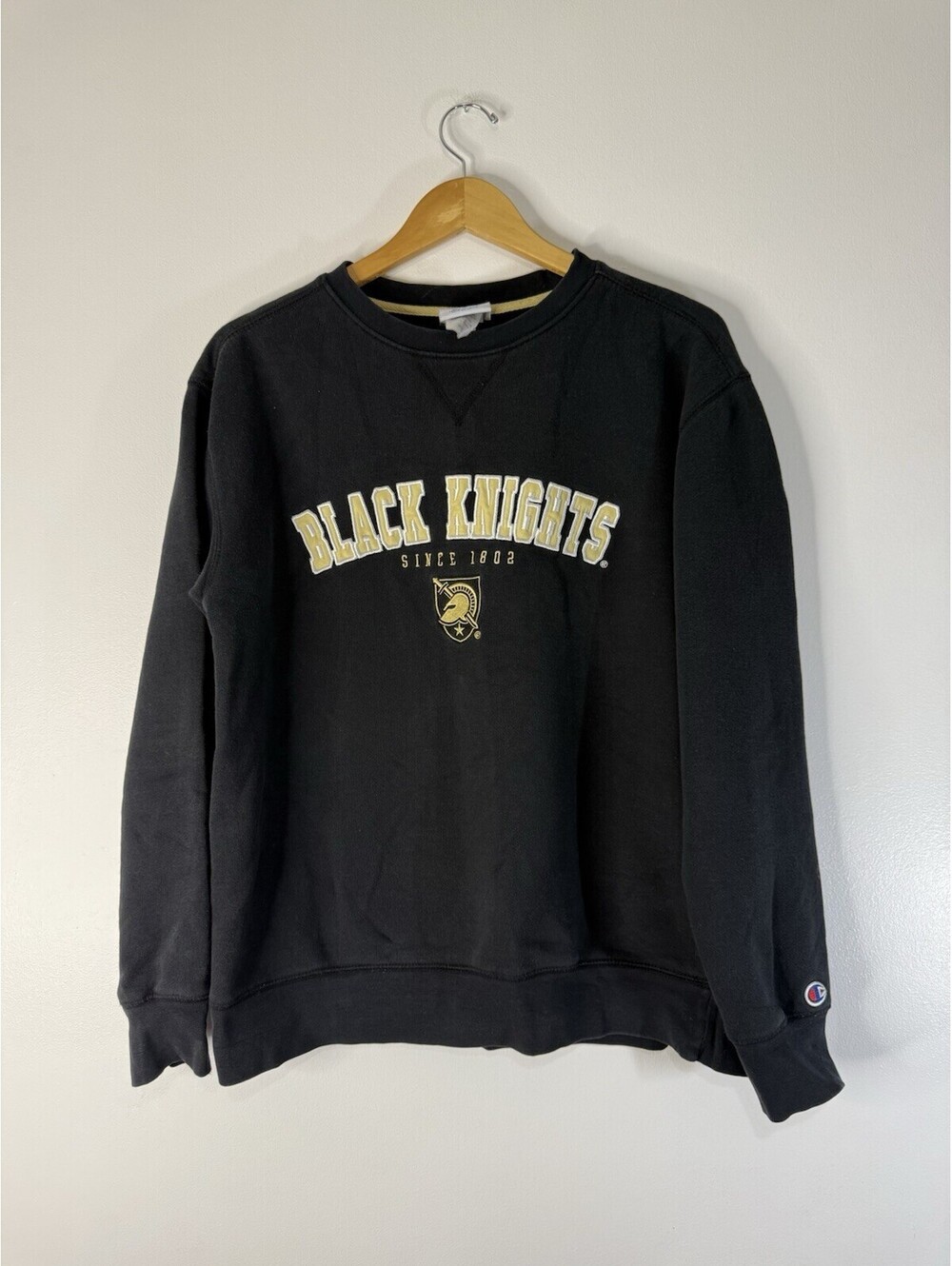 Vintinge Champion Army Black Knights Crewneck Sweatshirt Size M